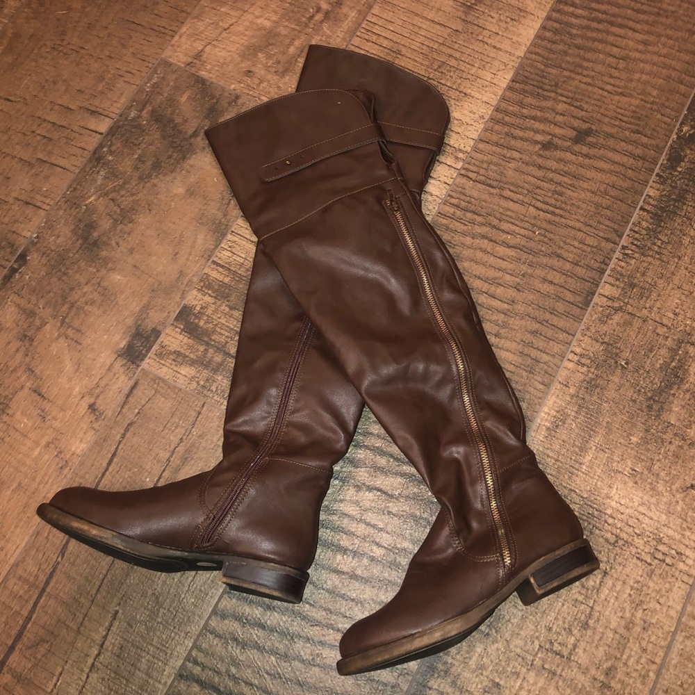 Just fab Brown boots size 7